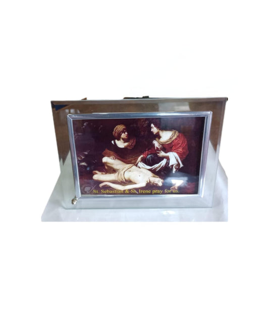 Photo Frame of St.Sebastian and St.Irene [19.5cm x 14.2cm]