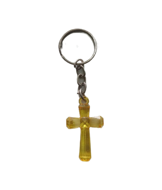 Cross Key Chain [Yellow]