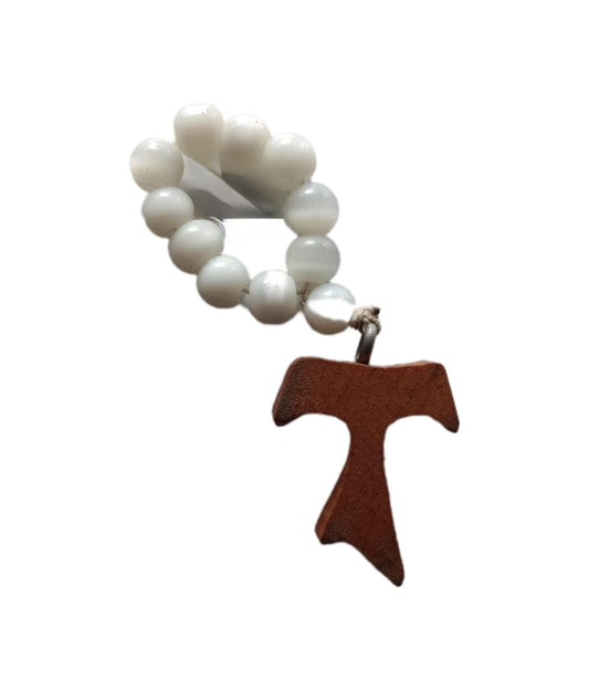 Tau Cross Bracelet [Brown]/[White]